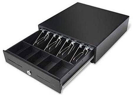 Plastic Cash Drawer, Color : Black