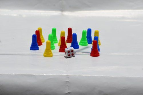 Plastic Ludo Coins