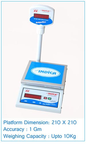 Indica Tabletop Weighing Scale, for Industrial, Retail