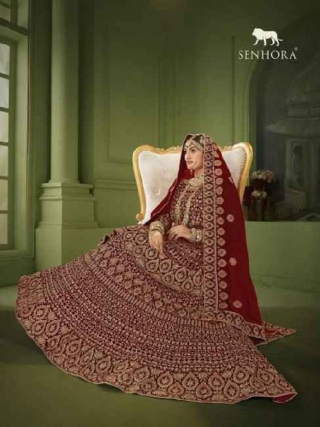 BRIDAL LEHENGA, Size : FREE