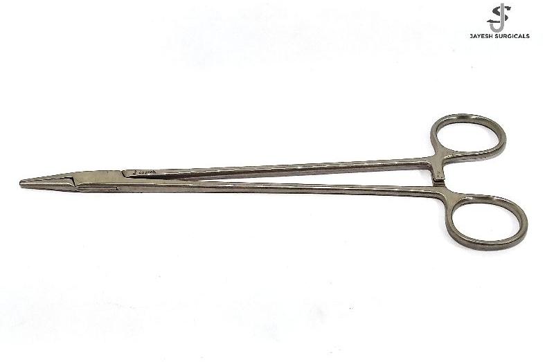 Polished Stainless Steel Debakey Needle Holder, for Clinic, Hospital, Feature : Durable, Good Quality