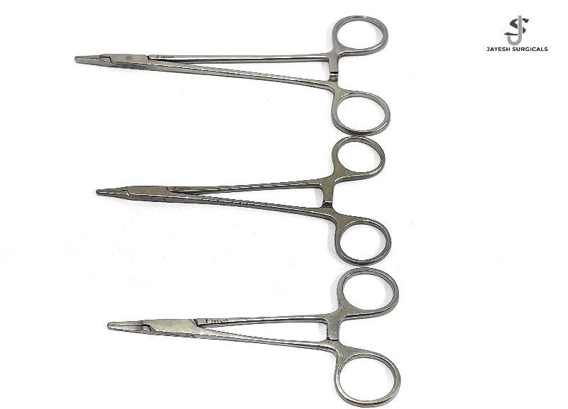 Stainless Steel Ryder Needle Holder, for Clinic, Hospital, Feature : Durable