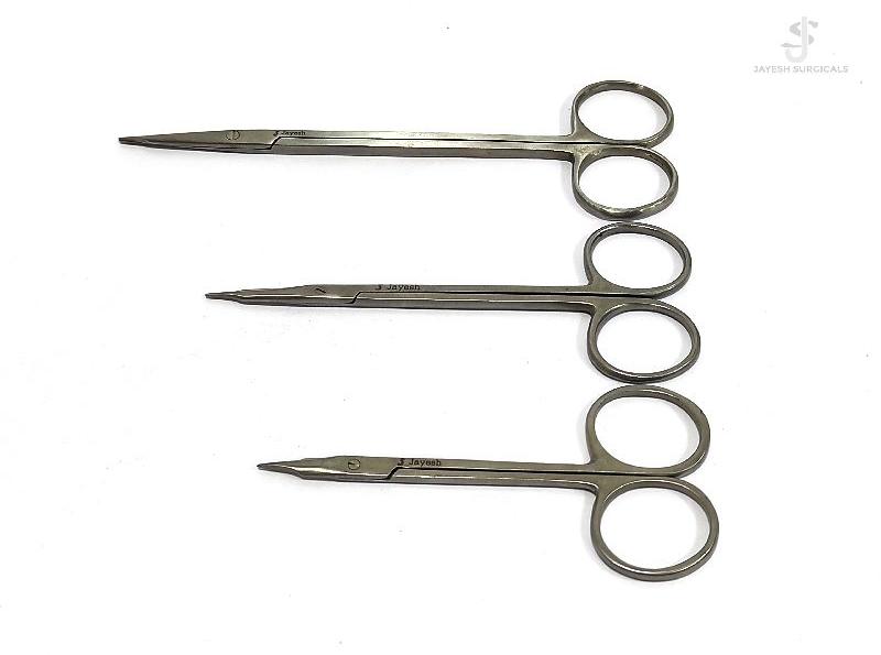 Jayesh Stainless Steel Straight Tenotomy Scissor, for Surgical Use, Feature : Corrosion Proof