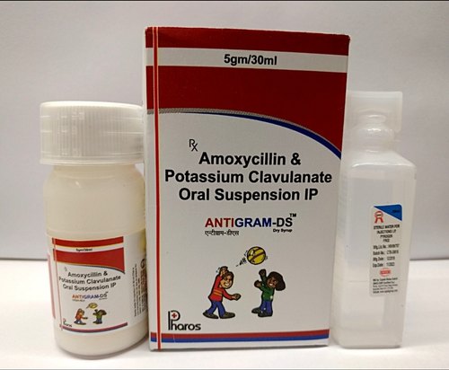 Amoxycillin And Potassium Clavulante Oral Suspension, Packaging Size : 30ml