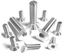 Polished Metal Fasteners, for Electrical Fittings, Furniture Fittings, Size : Standard