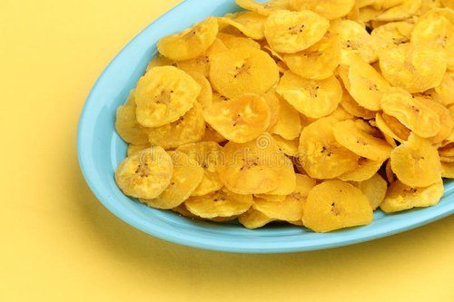 Banana Chips, for Snacks, Taste : Salty