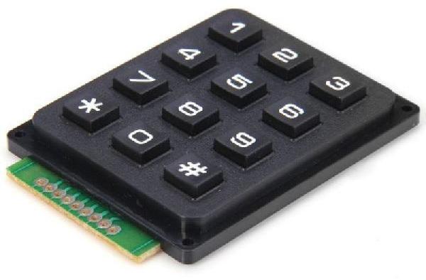 12-key Telephone Keypad, Color : Black