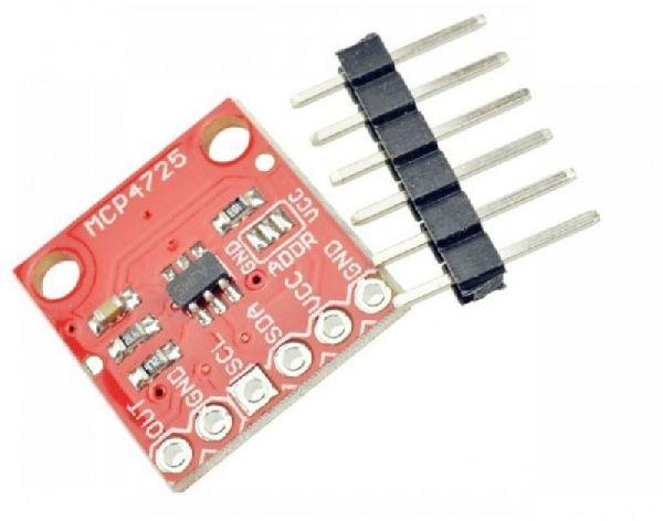 DAC Breakout Development Board, Features : 12-bit resolution, I2C Interface (Standard, Fast, High-Speed supported)
