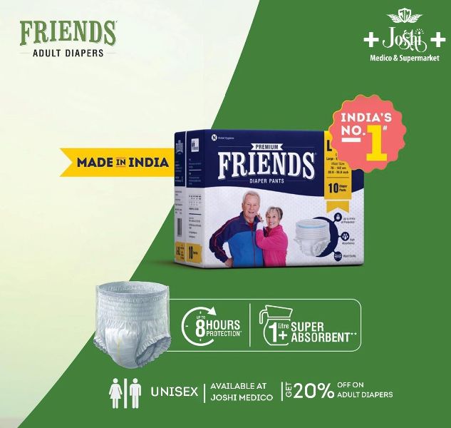 Friends adult diapers