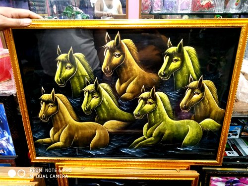 WOOD Handmade Painting, Color : GOLDEN