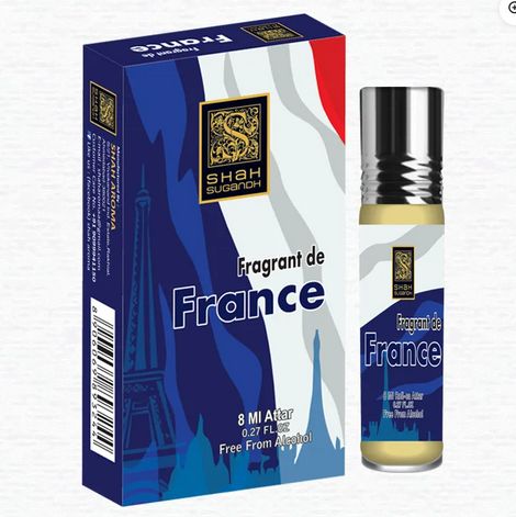 Fragrant De France Roll On Attar, Feature : Long Lasting, Leak Proof