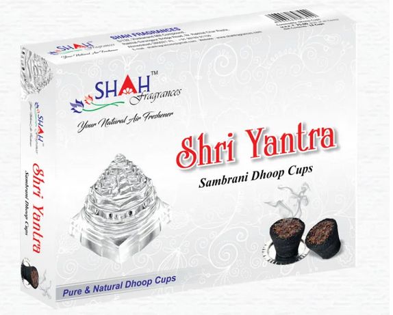 Shri Yantra Sambrani Dhoop Cup