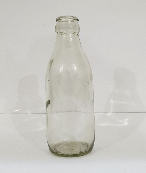 Crown Neck Round Glass Milk Bottle, Feature : Leak Proof