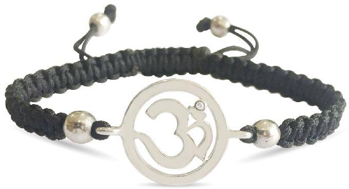 Aum Charm Silver Bracelet For Girls, Occasion : Daily Wear, Party Wear