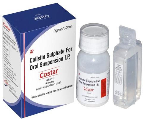 Costar Colistin Sulfate For Oral Suspension I.P.
