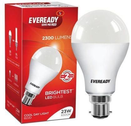 Round Ceramic Eveready LED Bulbs, Lighting Color : Cool Daylight