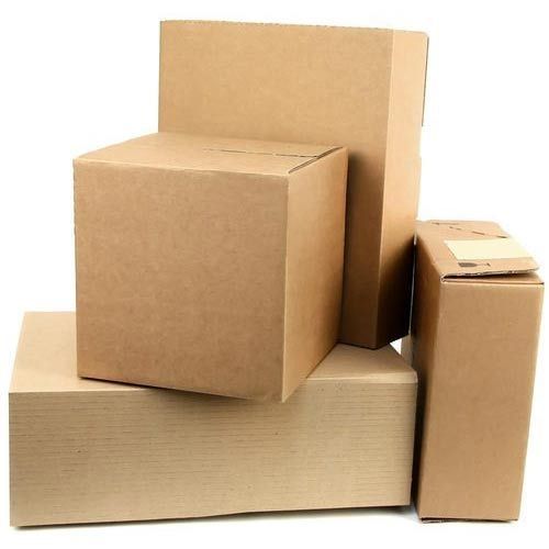 Industrial Corrugated Boxes, for Shipping, Pattern : Plain
