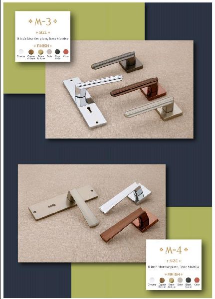 M-3 Mortise Plate Rose Handle