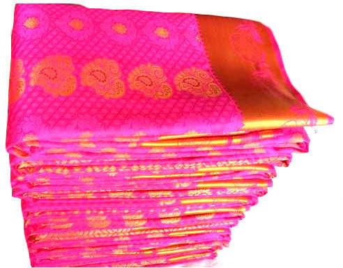 Cotton Silk Uniform Saree, Color : Multicolor