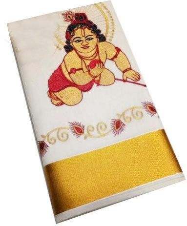 Embroidery Soft Cotton Saree