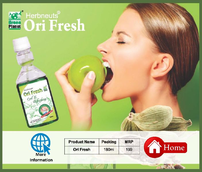 Herbcos Mouth Freshener Liquid, Certification : FSSAI