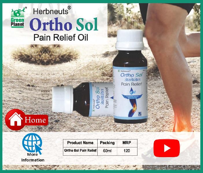 Ortho Sol Pain Relief Oil, Packaging Type : Plastic Bottle