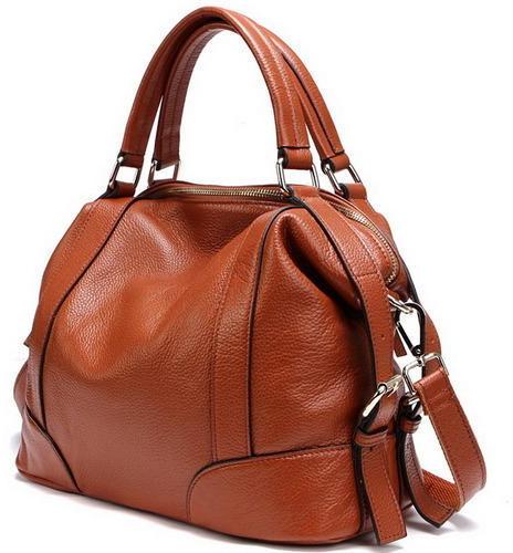 Polished Plain Ladies Leather Handbags, Style : Modern