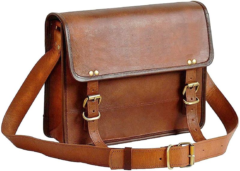 Leather Messenger Bags, for Office, Travel, Feature : Easy To Wash, Fine Finishing, Shiny Look