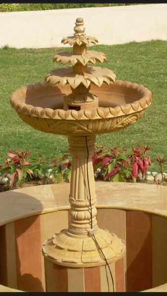 Fancy Stone Fountain, for Amusement Park, Garden, Outdoor, Public Attraction Places, Feature : Low Consumption