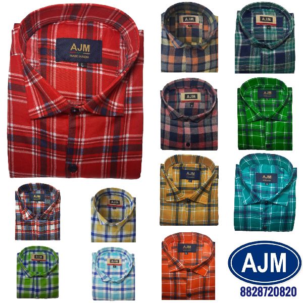 Mens Shirts AJM Exports Shirts Checks