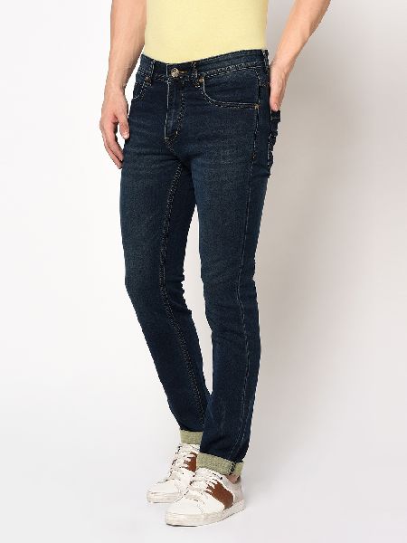 Denim Plain Mens Blue Jeans, Waist Size : 28, 30, 32, 34, 36, 38