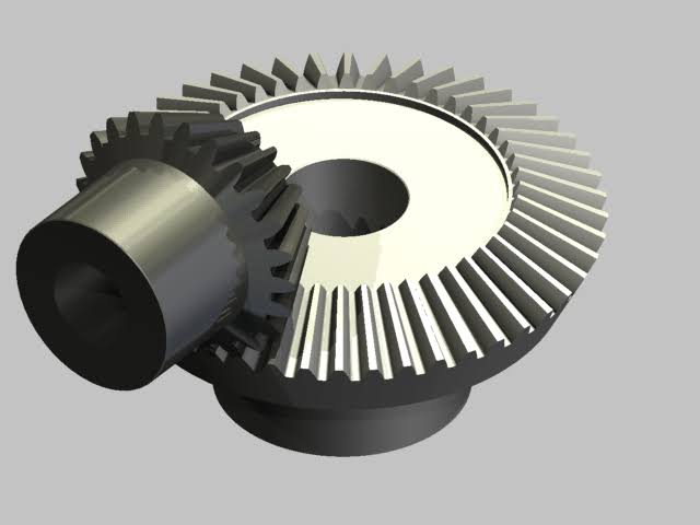 Round Polished Stainless Seel Bevel Gear, for Industrial Use