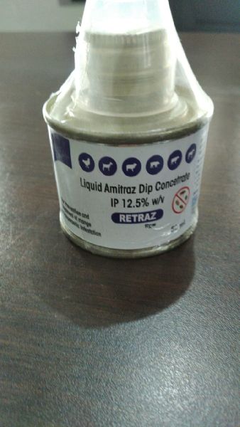 AMITRAZ DIP CONCENTRATEIP 12.5% (50ML), Form : Liquid