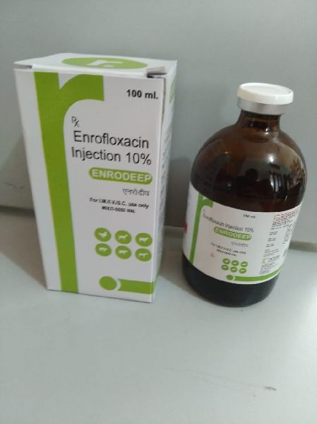 ENROFLOXACIN IP 100MG/ML (100ML ) INJ., Medicine Type : Allopathic
