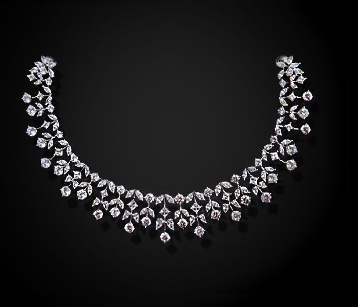 Diamond Round Royal  Necklace
