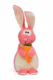 Cotton Carrot Rabbit Soft Toy, for Baby Playing, Technics : Handmade