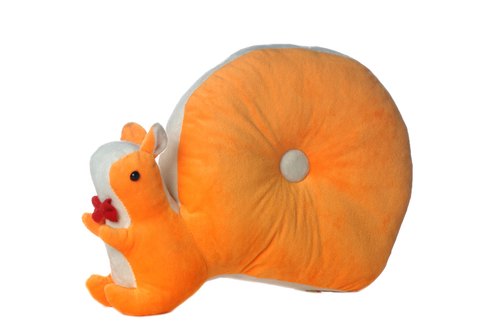 Cotton Soft Toy Squirrel Cushion, for Baby Playing, Feature : Perfect Shape