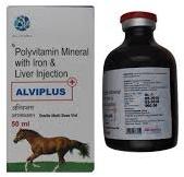 ALVIPLUS 50ML, for To Animals, Packaging Type : Glass Bottle