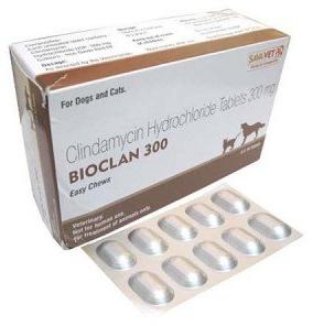 Bioclan 300mg Tablets, for Clinical, Hospital, Packaging Type : BOX