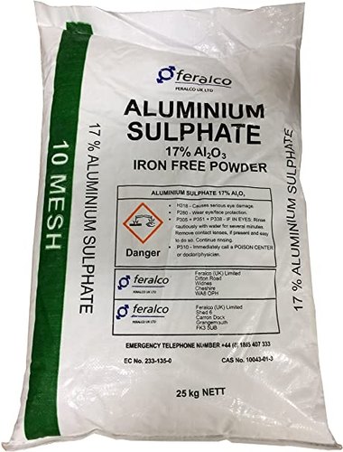 Feralco Aluminium Sulphate, for PHARMA, CAS No. : 10043-01-3 7784-31-8