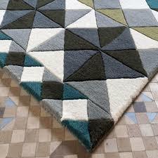 Rectangular Handmade Fancy Wool Carpet, for Home, Hotel, Office, Technics : Handloom