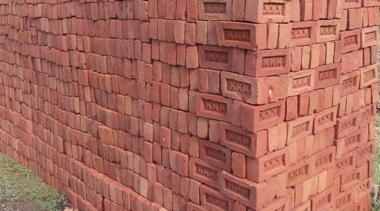 Rectangular Polished Clay Red Bricks, for Construction