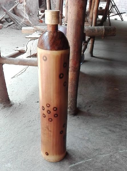 Eco Friendly Bamboo Bottle 750ML, for Human Consumption, Storing Liquid, Color : NATURAL