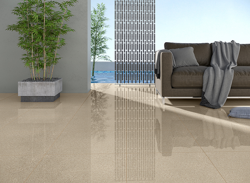 600 x 600mm Sand Glossy Tiles