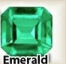 Emerald gemstone, Size : Standard
