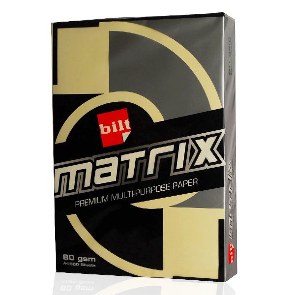 Bilt Matrix Multi-Purpose A4 Paper, Size : 210x297mm, 8.5x11inch, 8.5x14inch