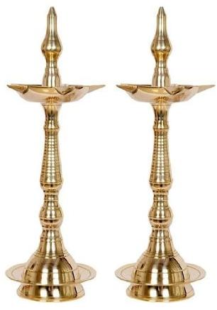 Polished Brass Kerela Fancy Samai Diya, Size : Multisize