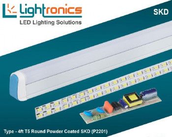 SKD  Type: - 4ft T5 Round Powder Coated SKD (P2201)