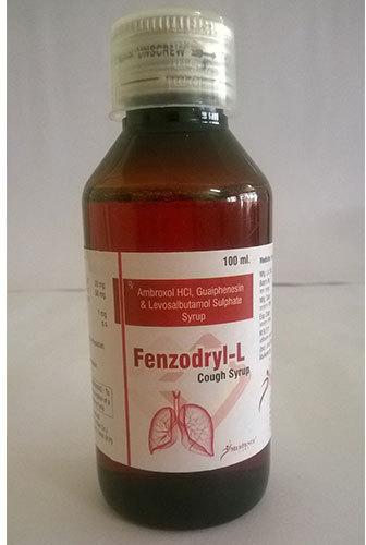 Levosalbutamol ambroxol guaiphenesin syrup, Packaging Type : Bottle