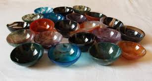 Round Agate Bowl, for Hotels, Home, Restaurants, Capacity : 75ml to 400ml